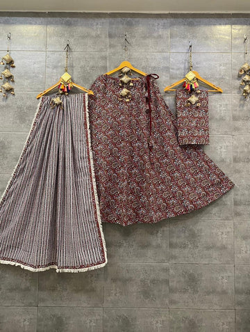 Cotton Lehenga Choli