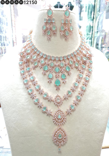 American Diamond Necklace Set