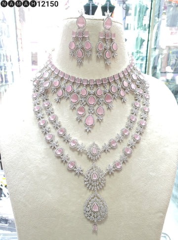 American Diamond Necklace Set