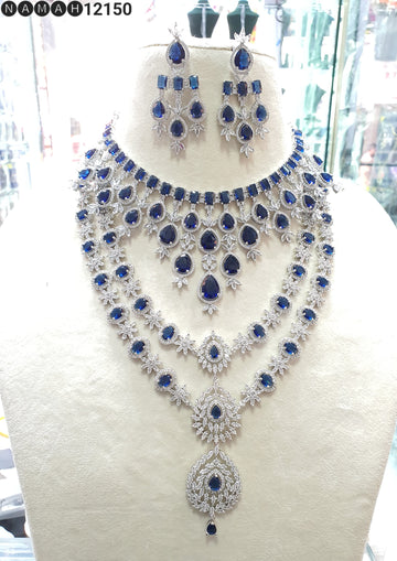 American Diamond Necklace Set