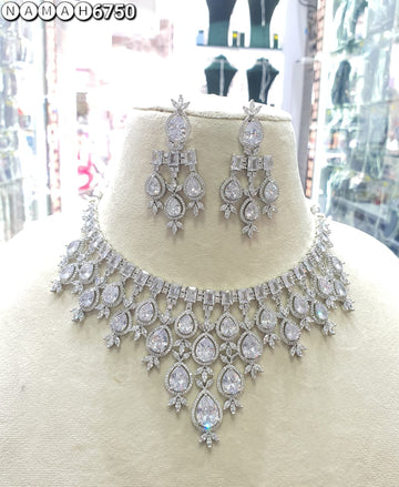 American Diamond Necklace Set