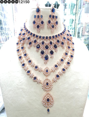 American Diamond Necklace Set