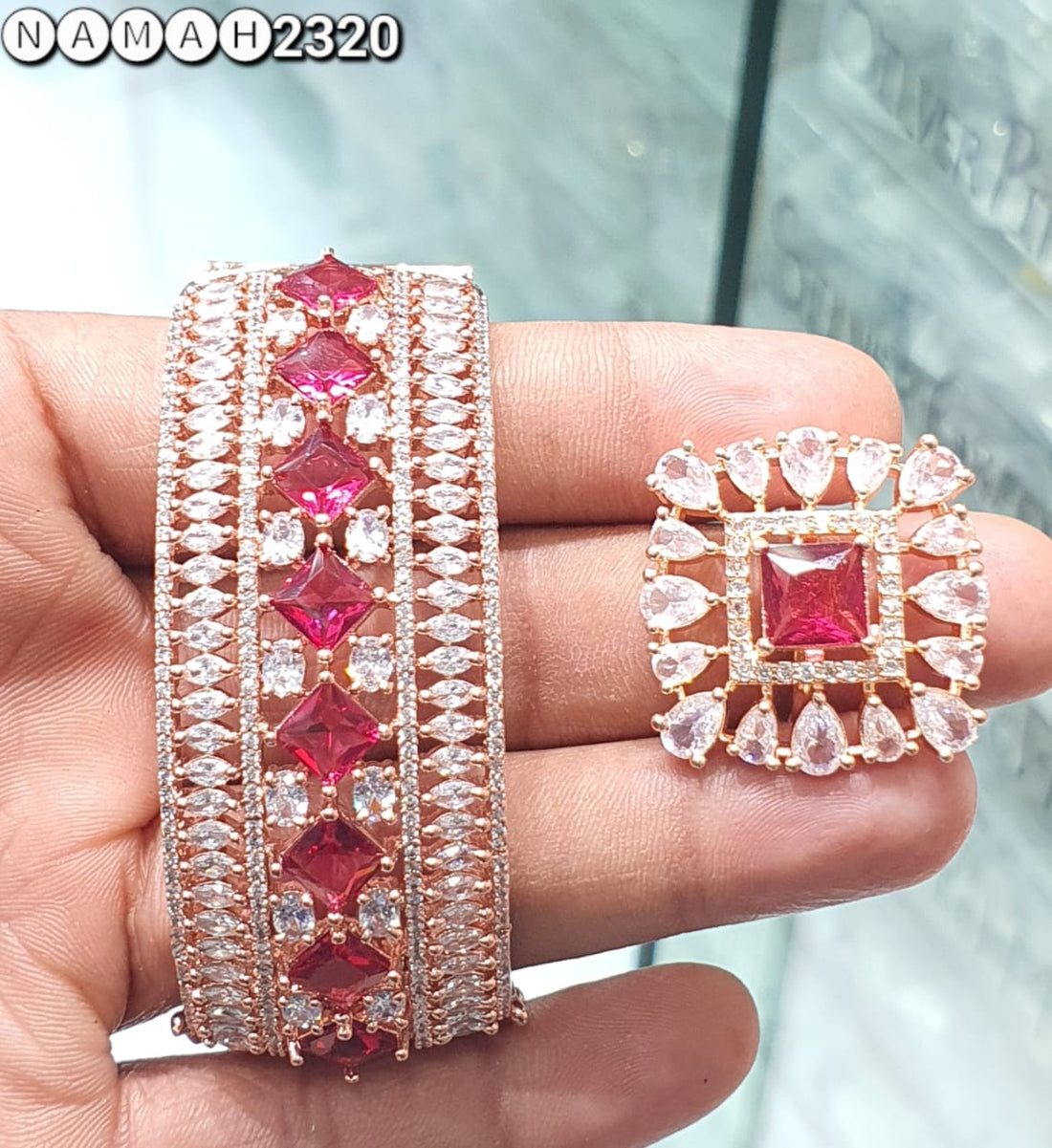 Diamond Bracelet Set