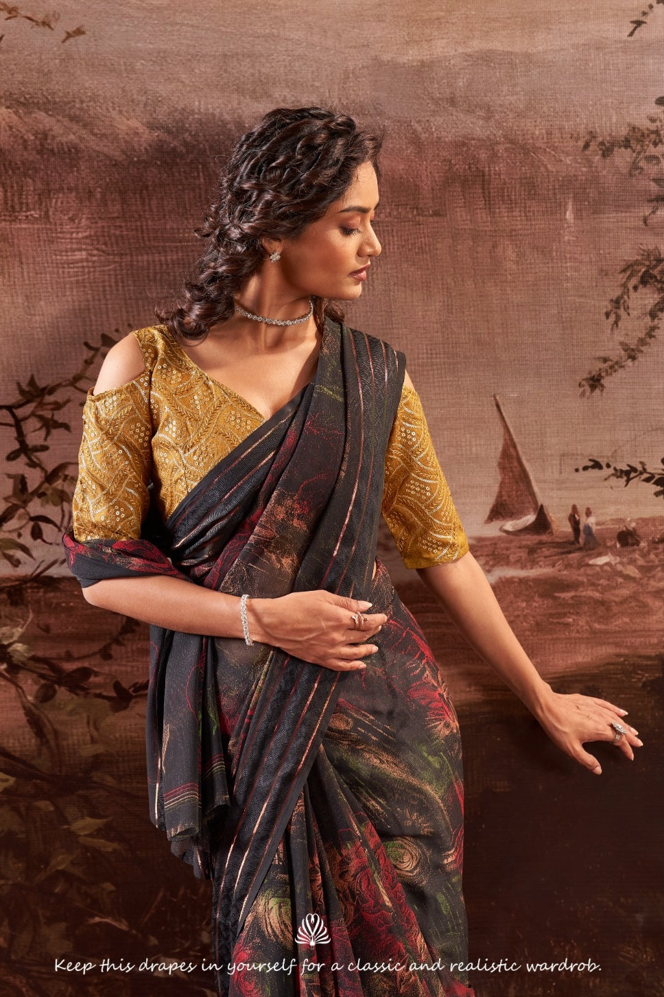 Georgette Saree