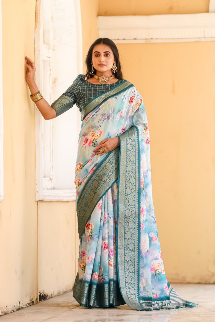 Printed Saree