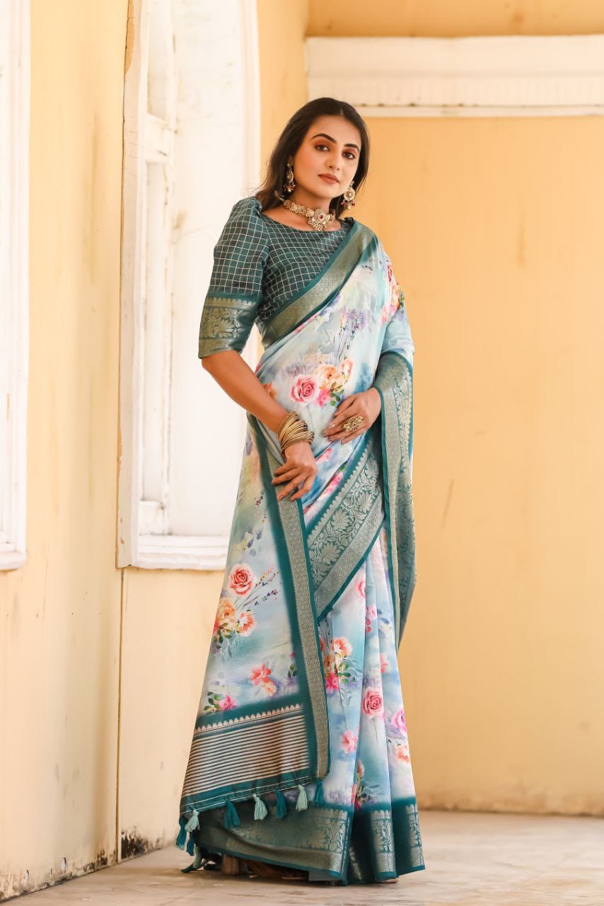 Printed Saree