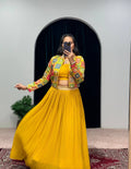 indo Western outfit Lehenga With Koti