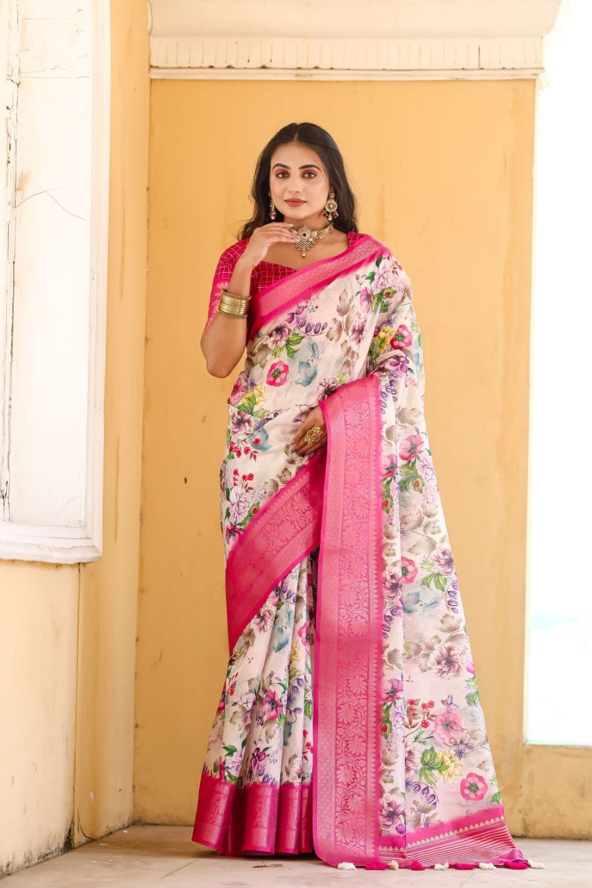 Printed Saree