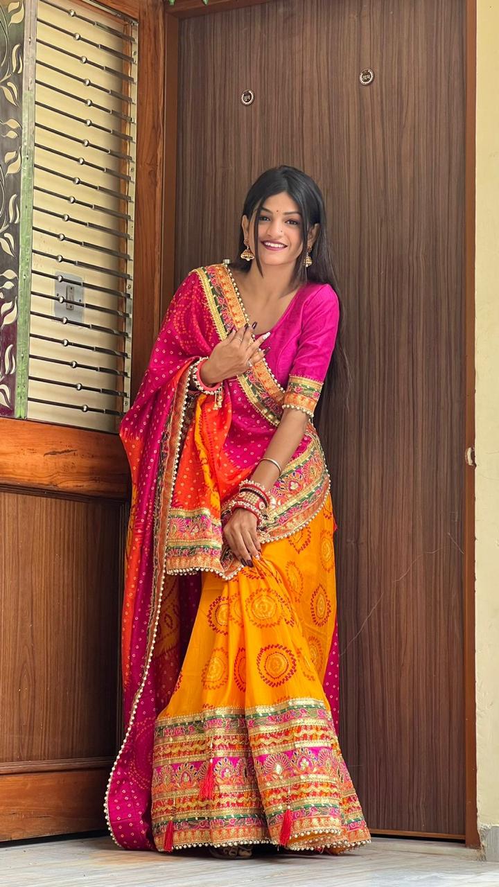 Bandhani Saree