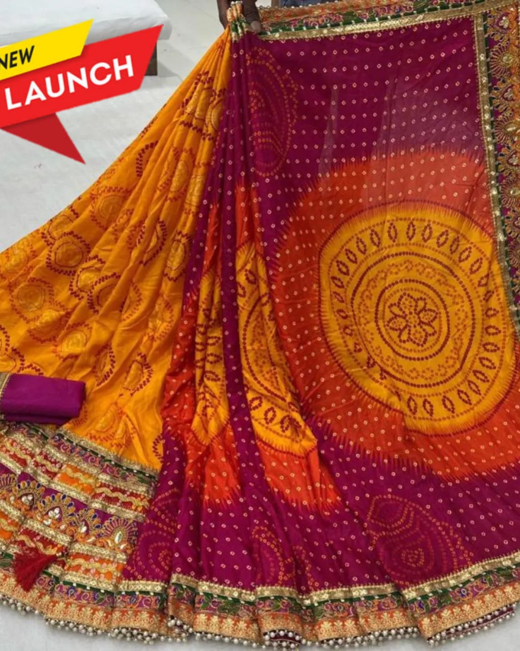 Bandhani Saree