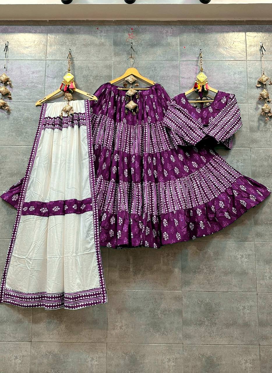 Cotton Lehenga Choli