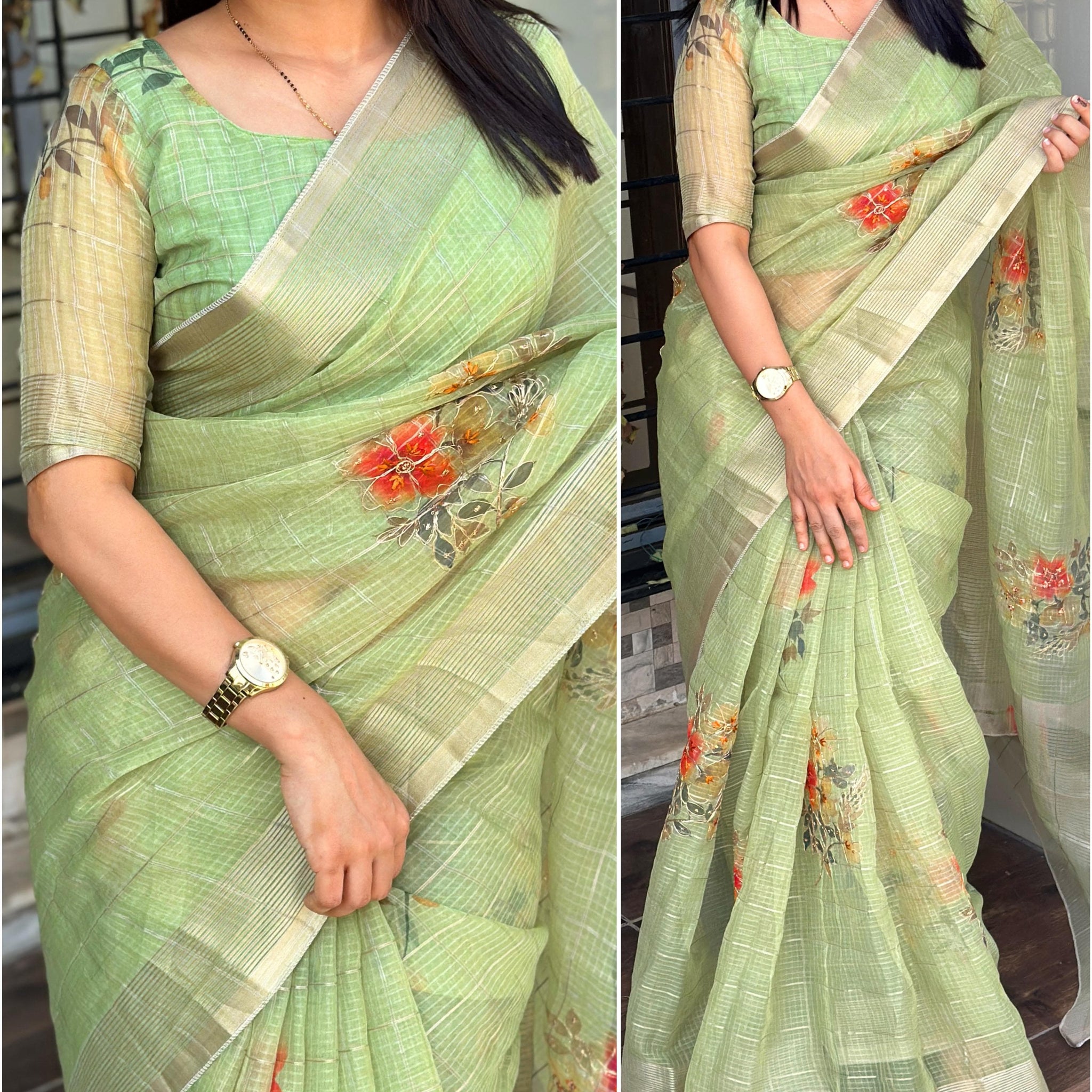 Organza Saree