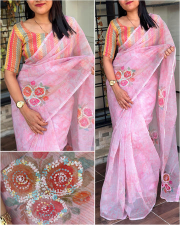 Organza Saree