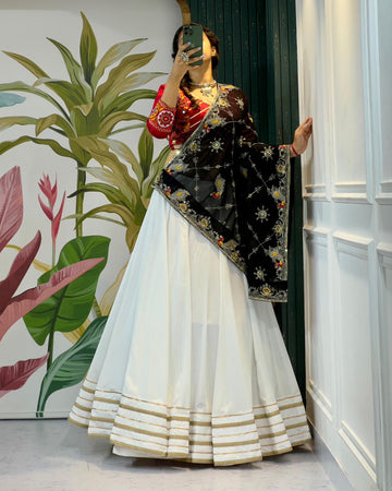 Satin Cotton Lehenga Choli