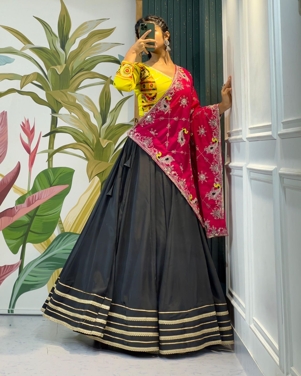 Satin Cotton Lehenga Choli