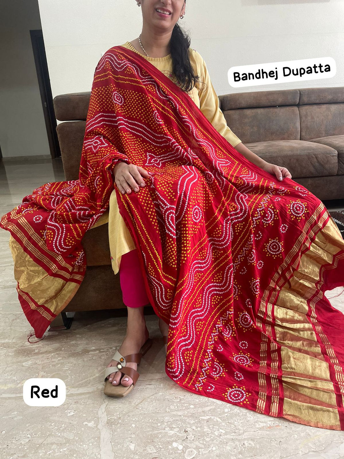 Bandhej Dupatta