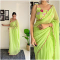 Georgette Sequence Saree