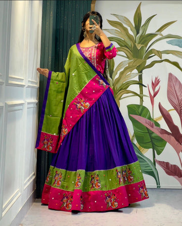 Navratri Cotton Lehenga Choli