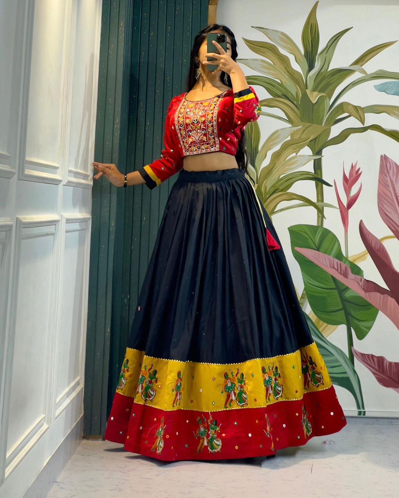 Navratri Cotton Lehenga Choli