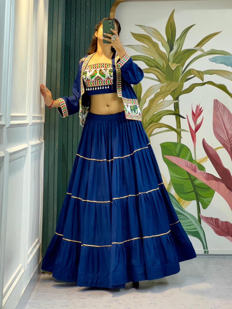 Navratri Cotton Lehenga Choli