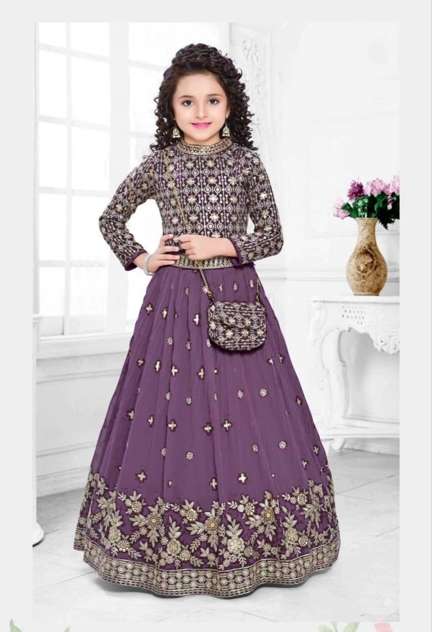 Georgette Kids Lehenga Choli