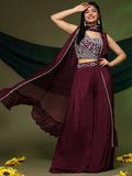 Crop Top Sharara Salwar Suit