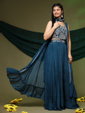 Crop Top Sharara Salwar Suit