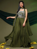 Crop Top Sharara Salwar Suit