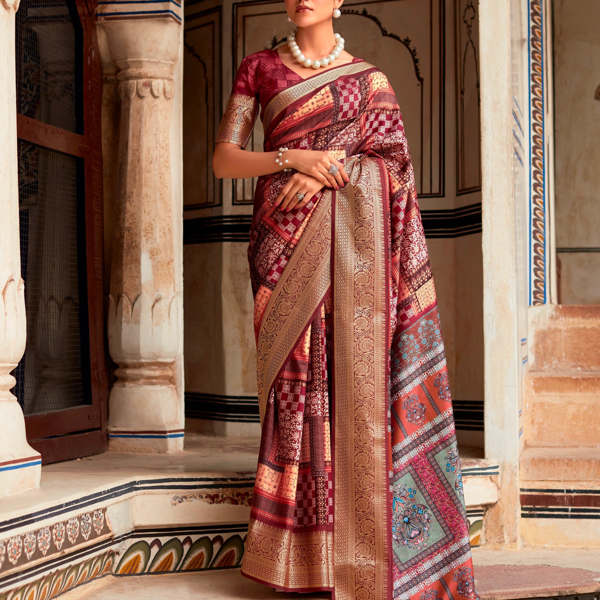 Luxurious Dola Viscose Saree for Special Occasions