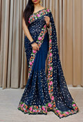 Georgette Sequanc Saree