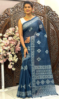 Soft Linen Cotton Saree