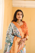 Soft Dola Silk Digital Printed Saree