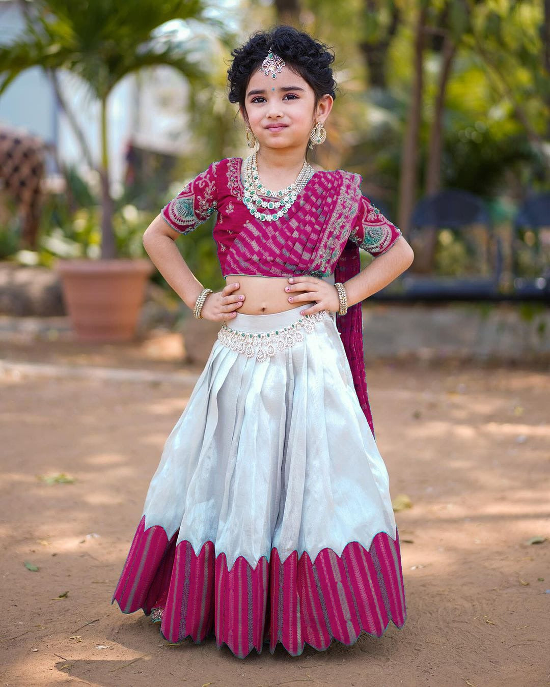 Lehengas for 12 year olds best sale