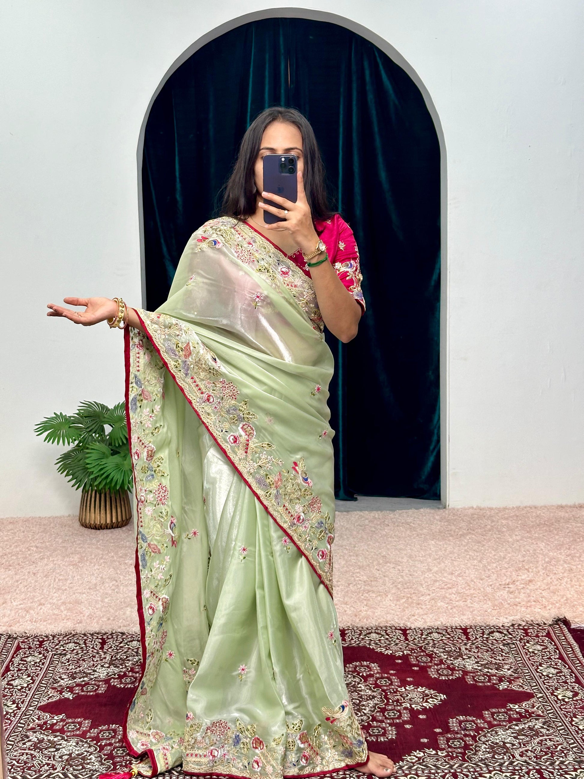 Party Wear Jimmy Choo Saree