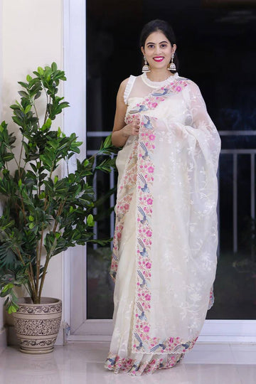 Georgette Sequance Saree