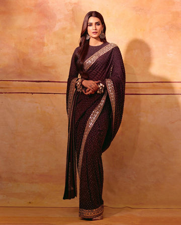 Georgette Sequence Saree