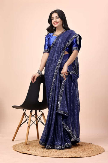 Georgette Sequence Saree