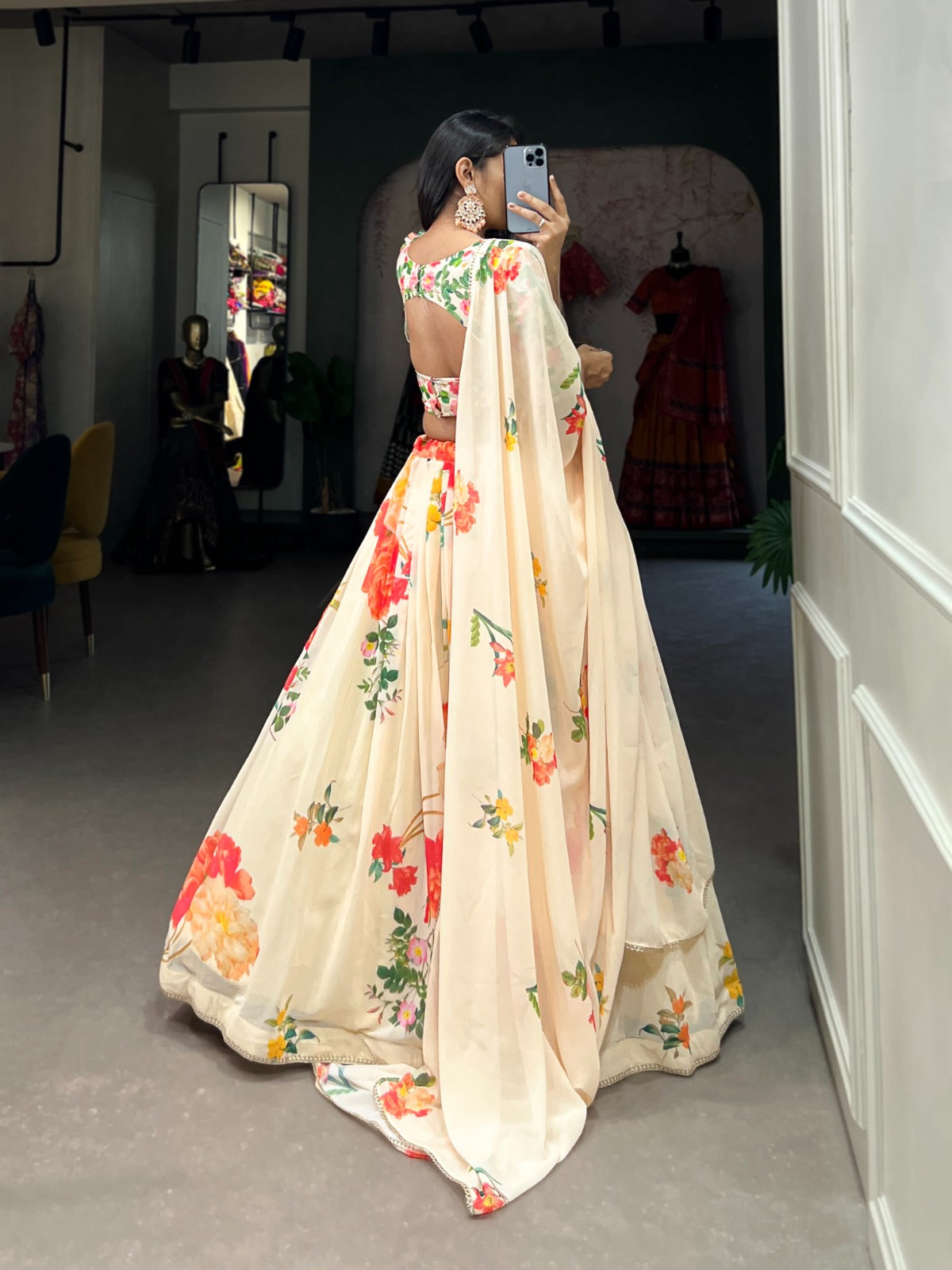 Party Wear Georgette Lehenga Choli