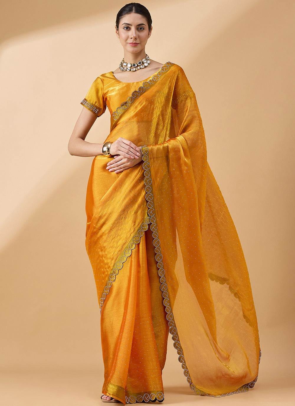 Party Wear Orgenza Saree