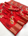 Party Wear Soft Dola Silk Saree