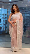 Mono Net Sequance Saree