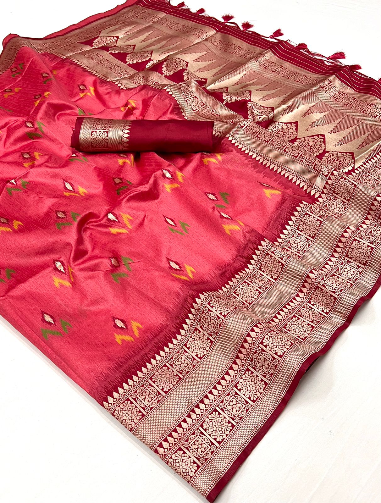 Party Wear Handloom Silk Saree