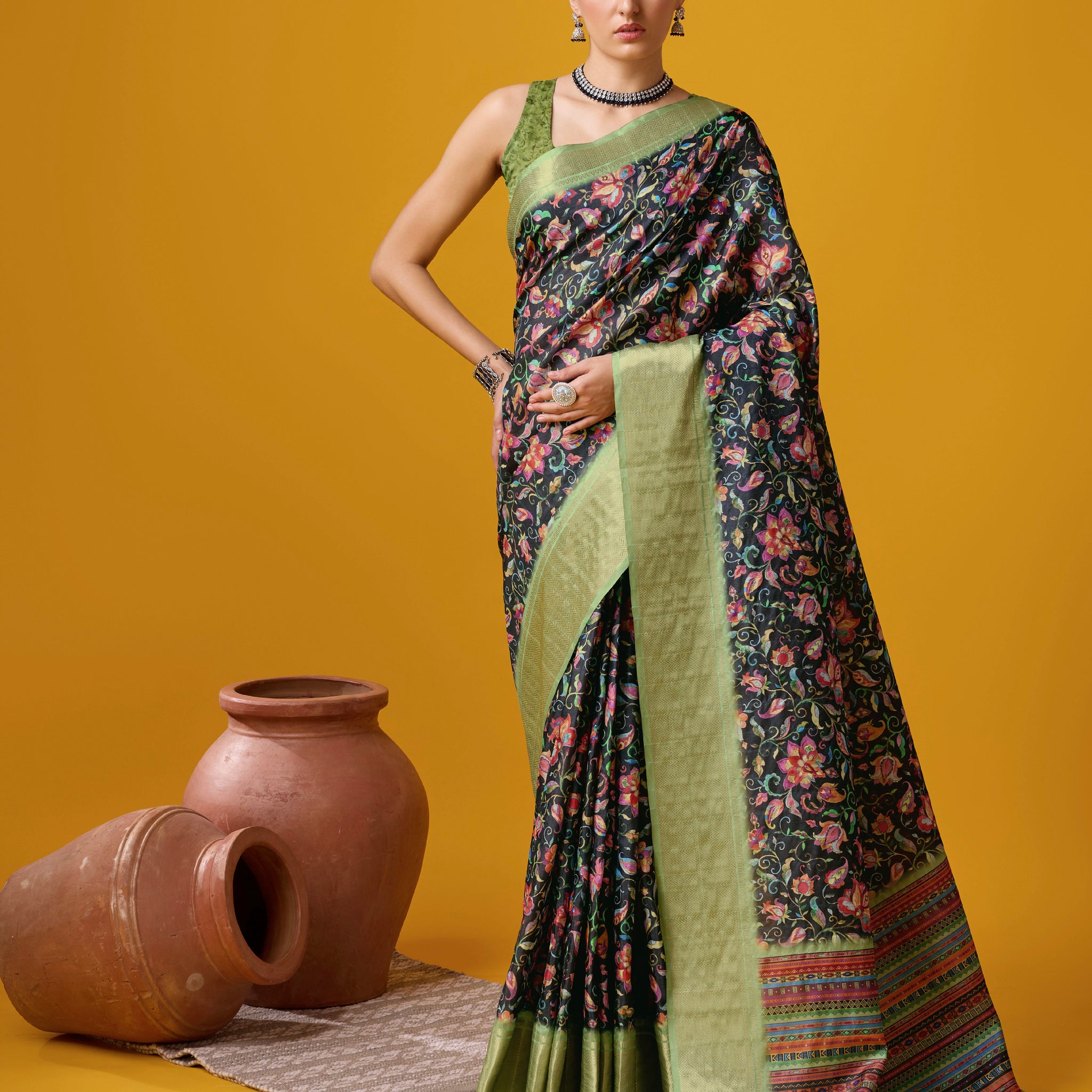 Comfortable Cotton Saree with Digital Prints