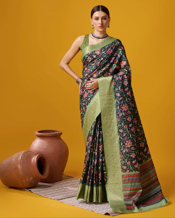 Comfortable Cotton Saree with Digital Prints