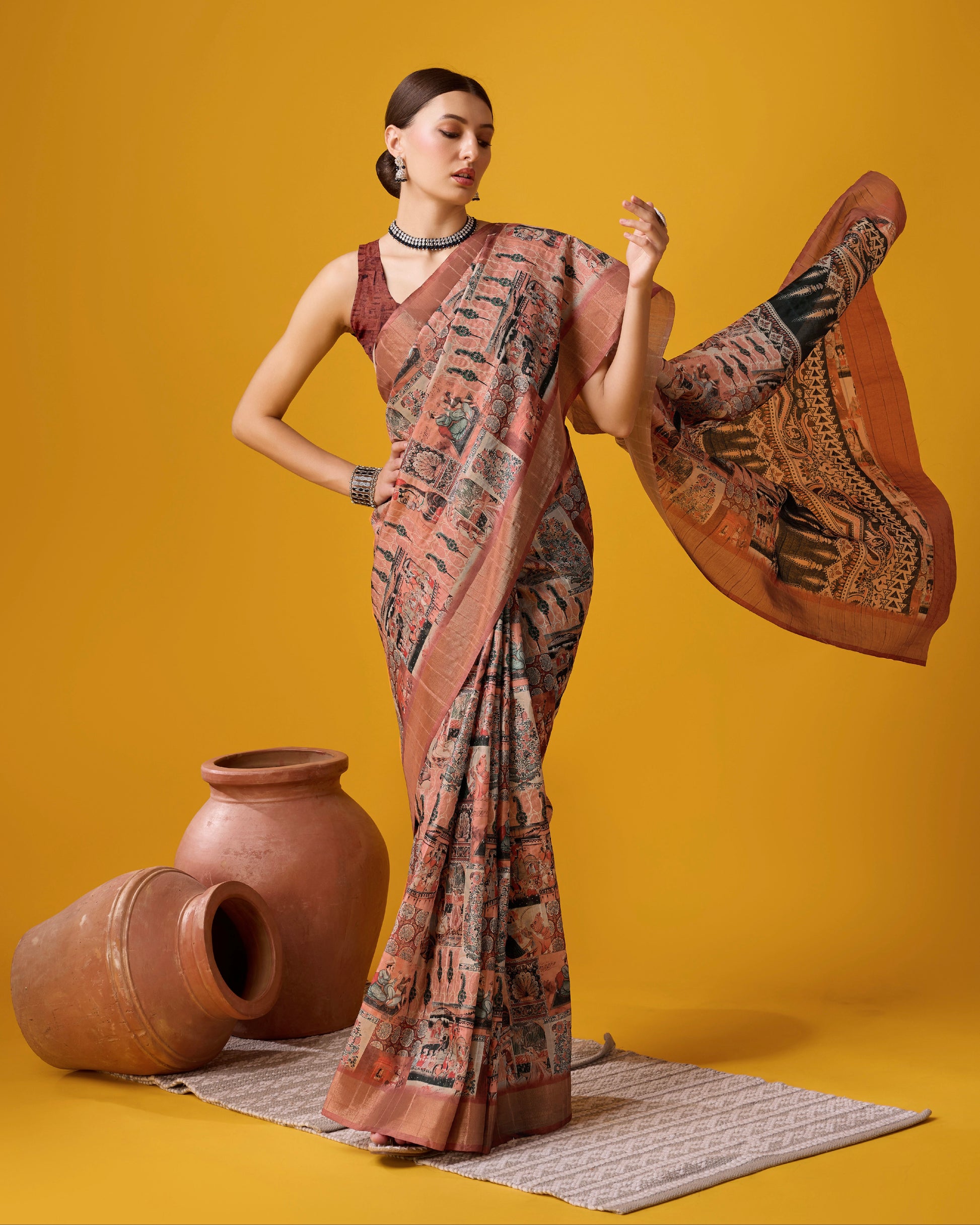 Printed Saree