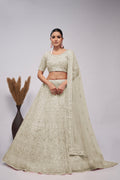 White Lehenga