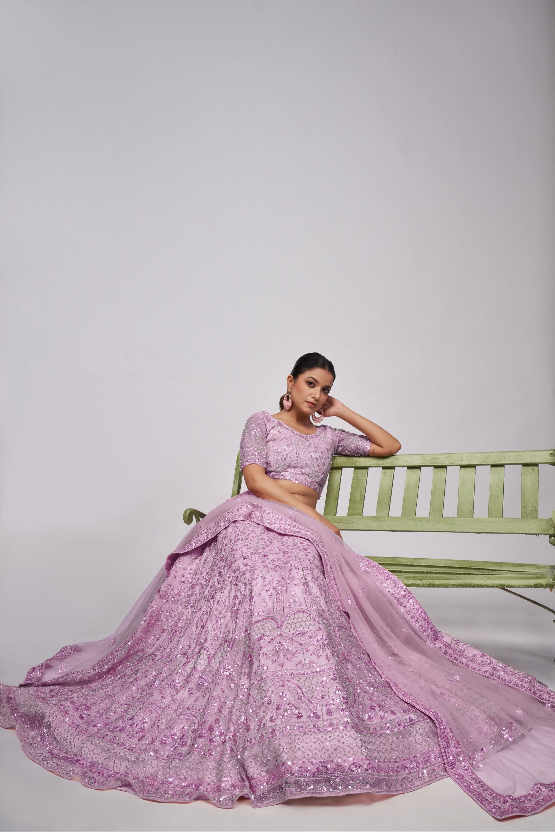 Mauve Lehenga