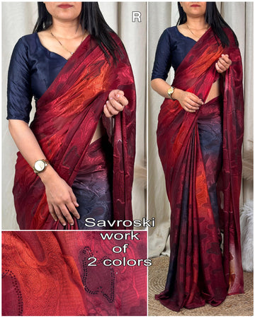 Shop Unique Georgette Brasso Sarees