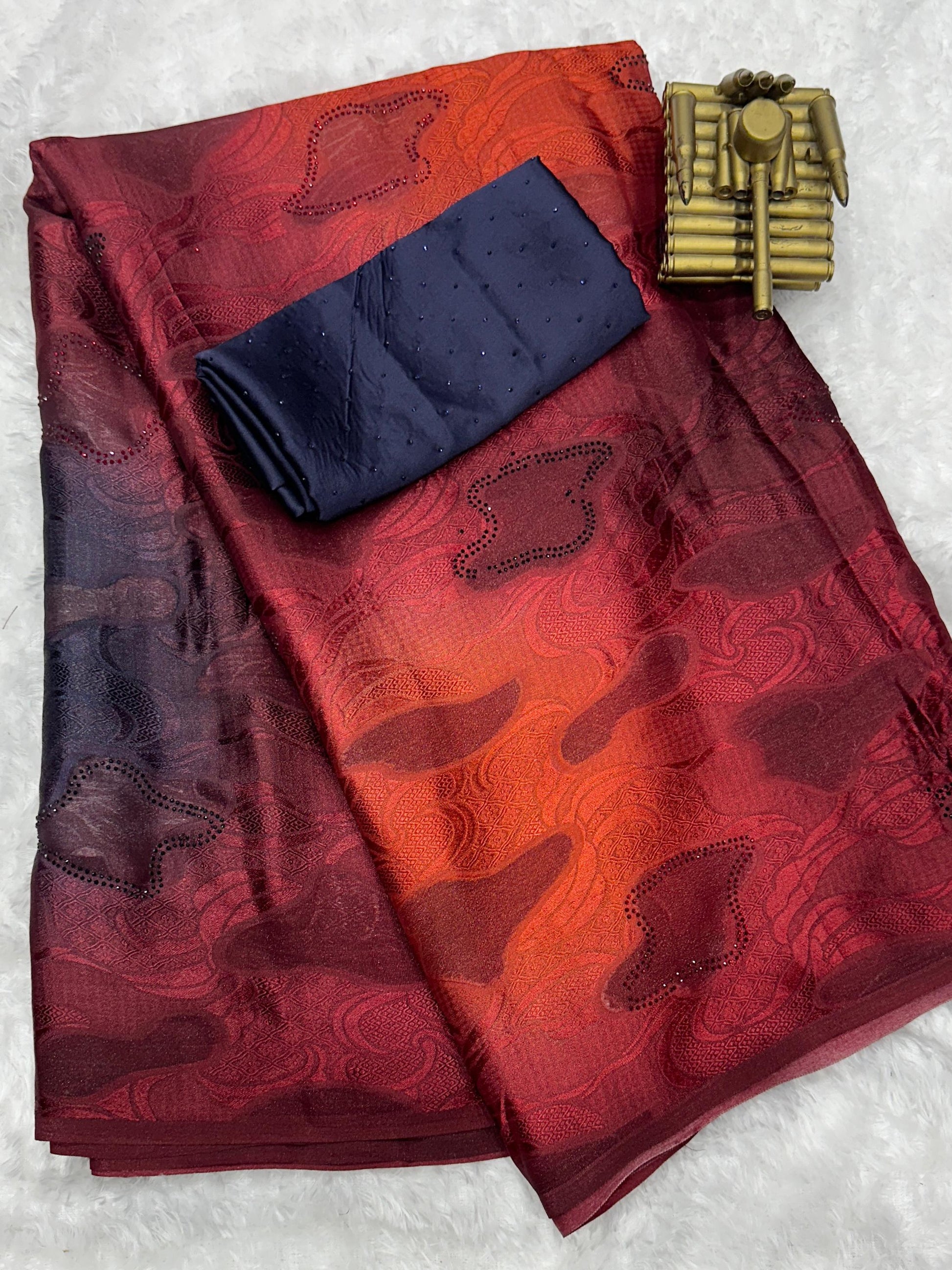 Shop Unique Georgette Brasso Sarees