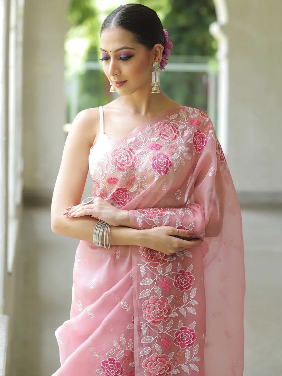 Organza Saree